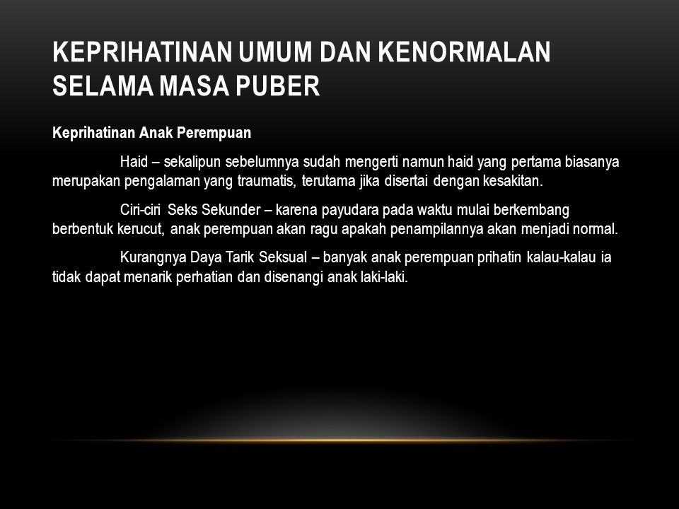 Masa Puber Dan Masa Remaja Ppt Download