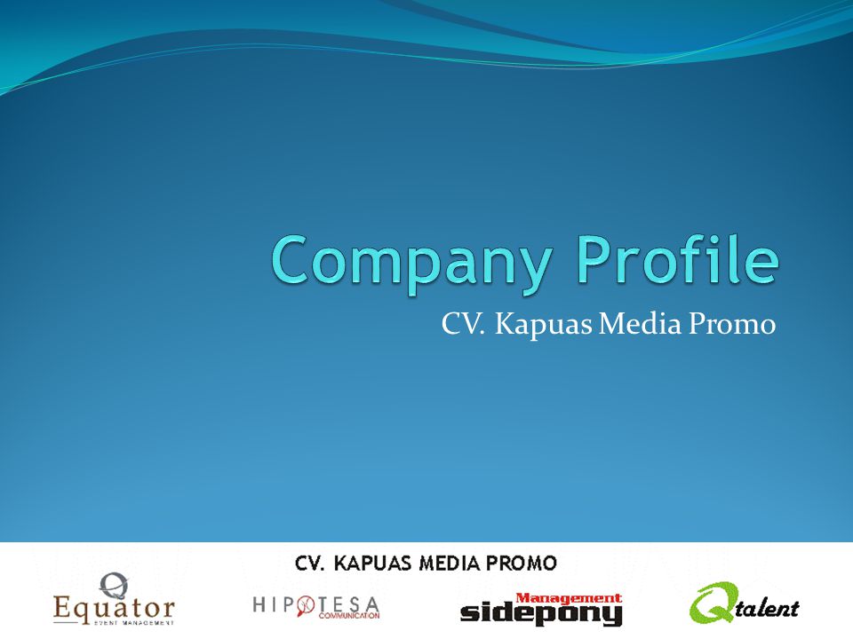 Contoh Company Profile Media - Simak Gambar Berikut