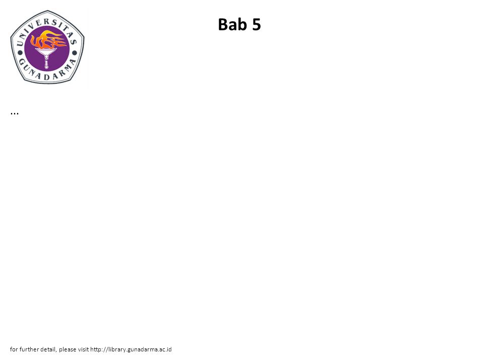 Bab for further detail, please visit
