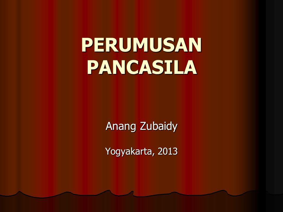 Anang Zubaidy Yogyakarta, 2013