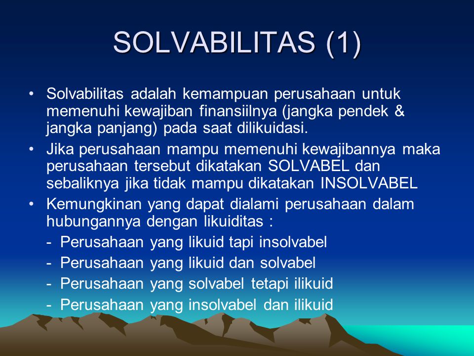 SOLVABILITAS (1)