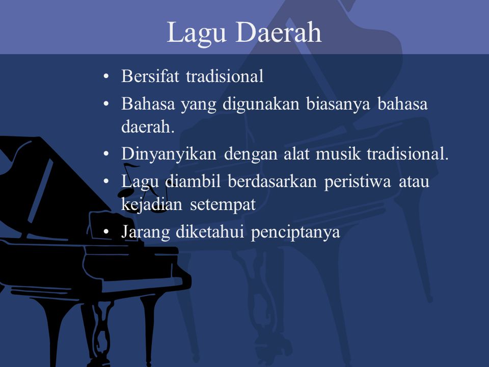 Keunikan Lagu Nusantara - ppt download