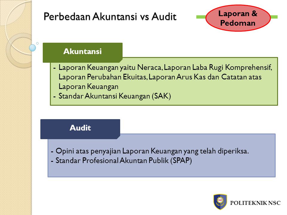 Perbedaan Akuntansi vs Audit