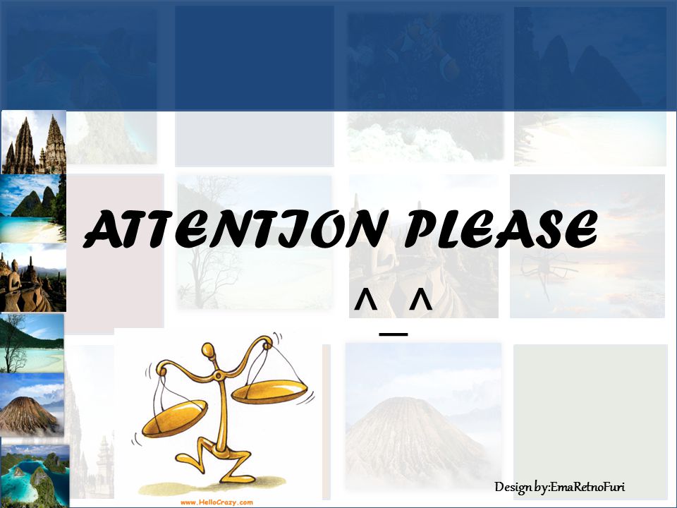 ATTENTION PLEASE ^_^