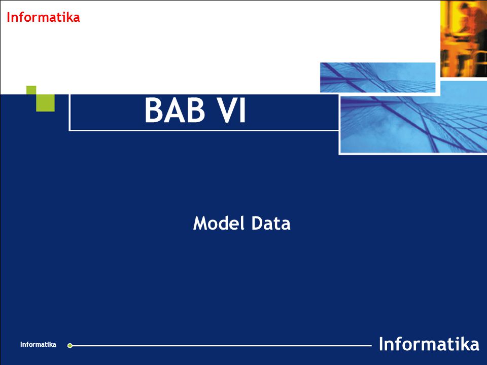BAB VI Model Data