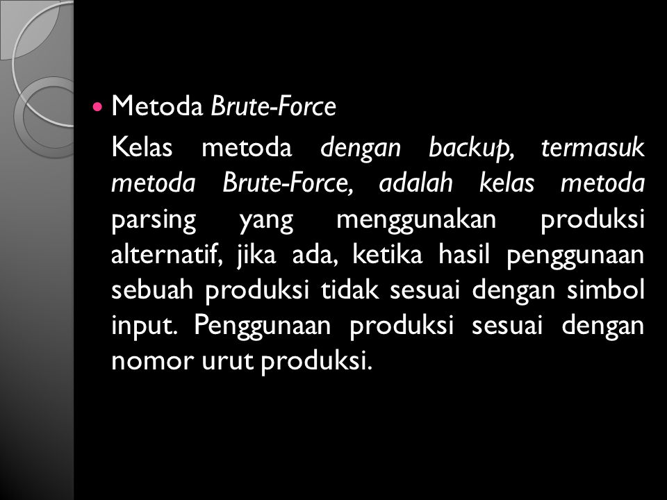Metoda Brute-Force