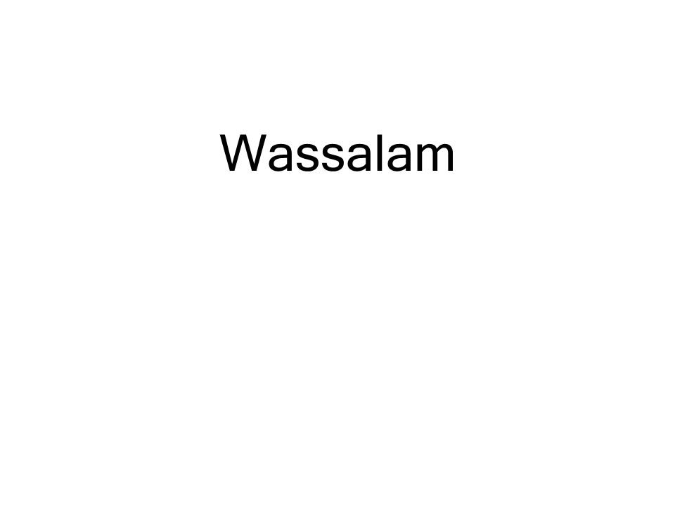 Wassalam