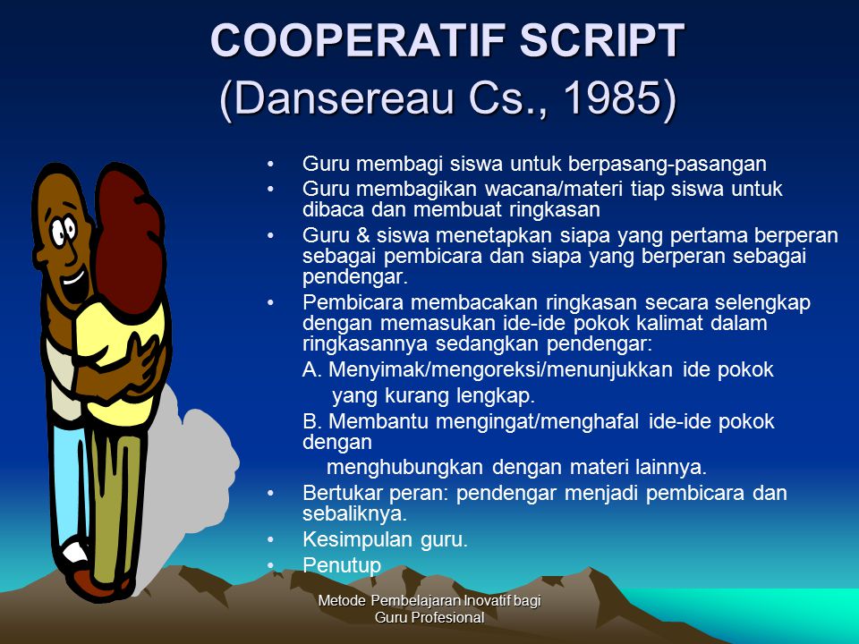 COOPERATIF SCRIPT (Dansereau Cs., 1985)