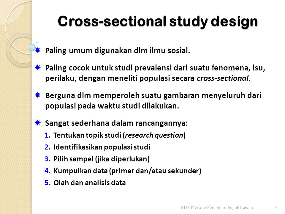 Cross sectional study