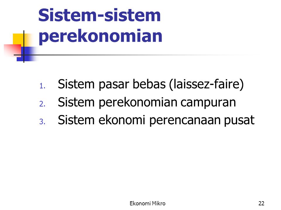 Sistem-sistem perekonomian