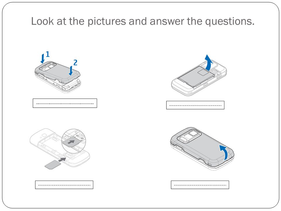 Look at the pictures and answer the questions.