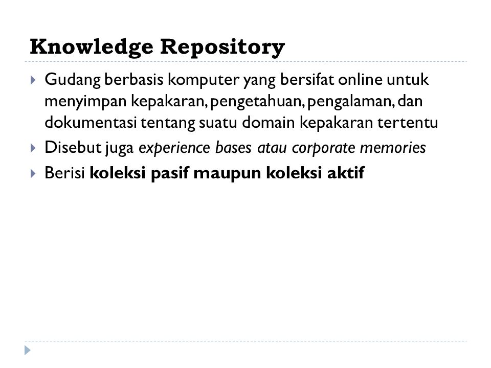 Knowledge Repository
