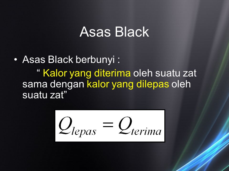 Asas Black Asas Black berbunyi :