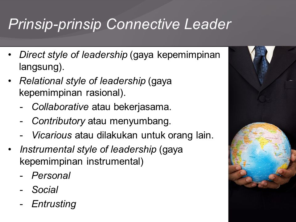 Prinsip-prinsip Connective Leader