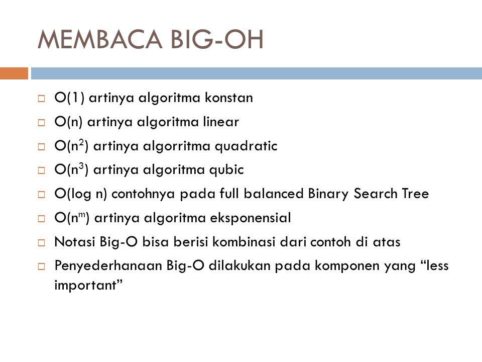 Contoh Algoritma Big O - Simak Gambar Berikut