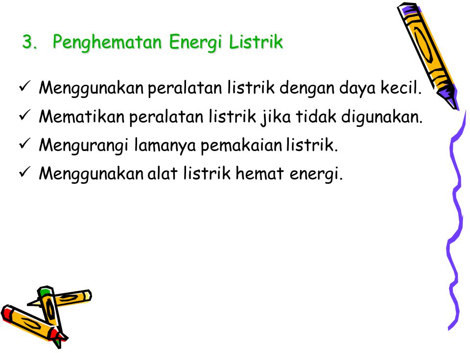 Penghematan Energi Listrik