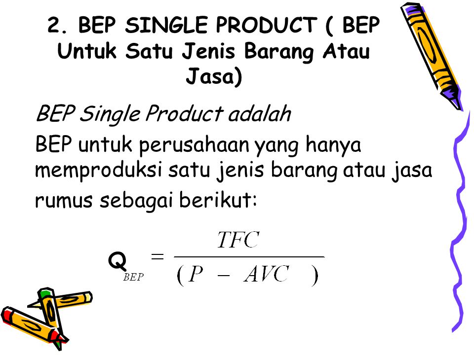 Single product