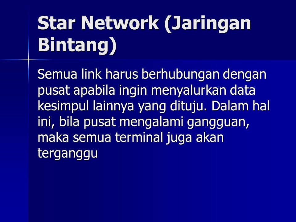 Star Network (Jaringan Bintang)