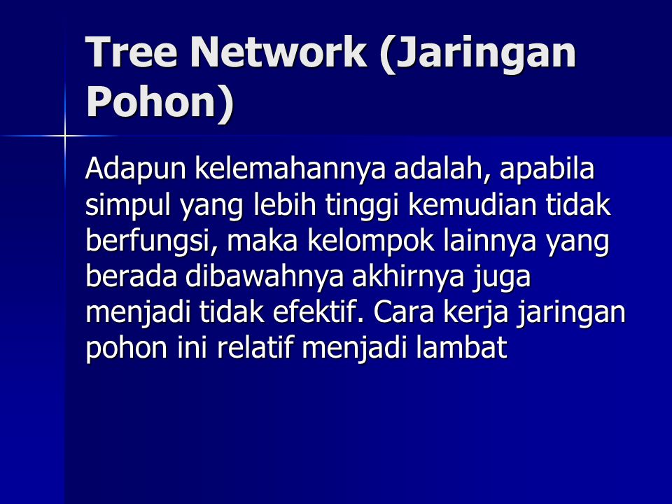 Tree Network (Jaringan Pohon)