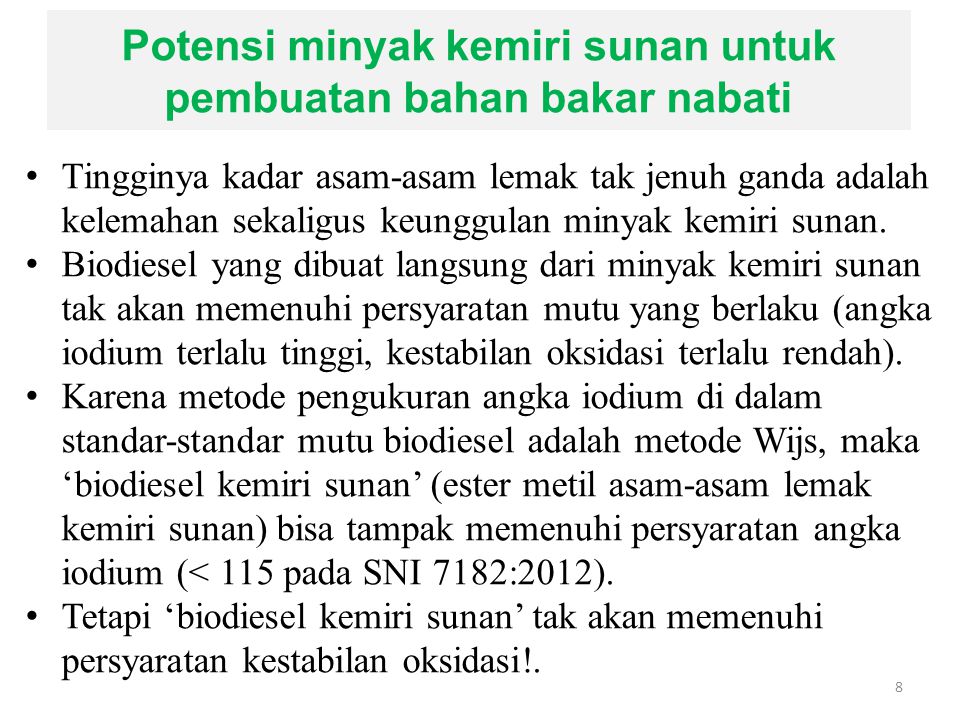 Pemerahan, Penanganan dan Rute-Rute Pengolahan Minyak Kemiri Sunan