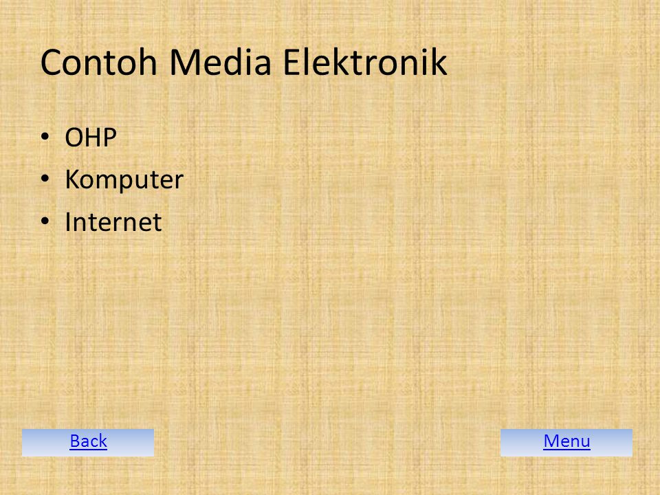 Contoh Media Elektronik