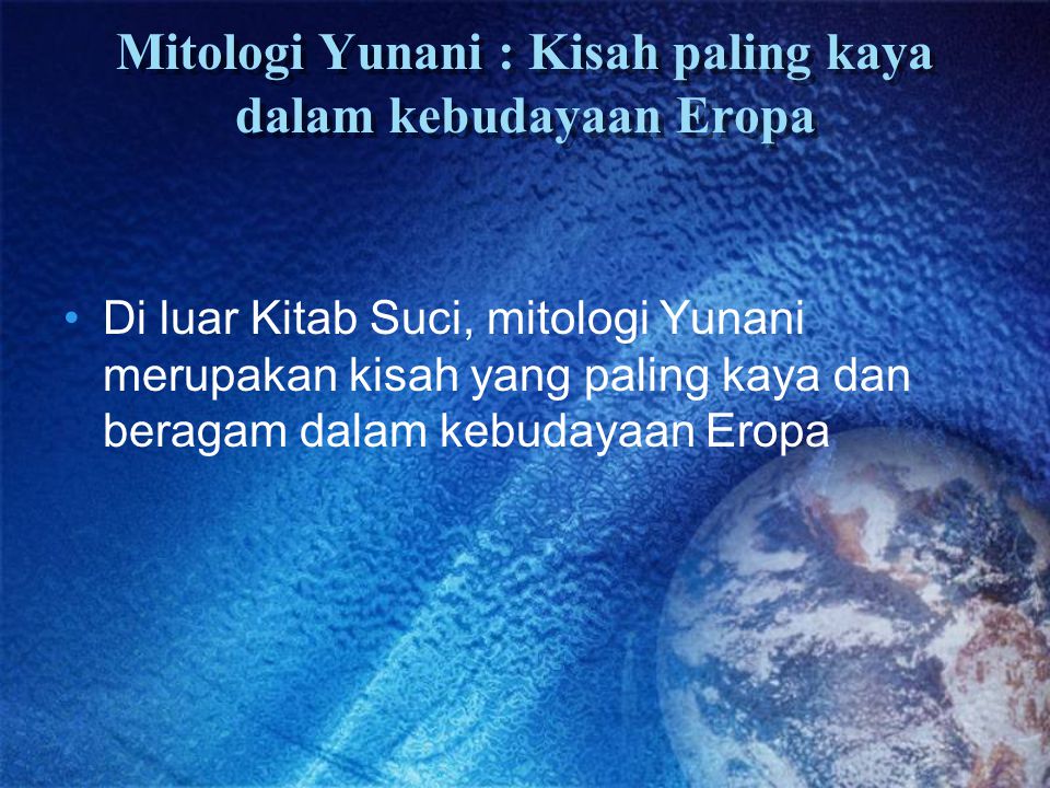 Rekapitulasi: KISAH DEWA DEWI YUNANI - Ppt Download