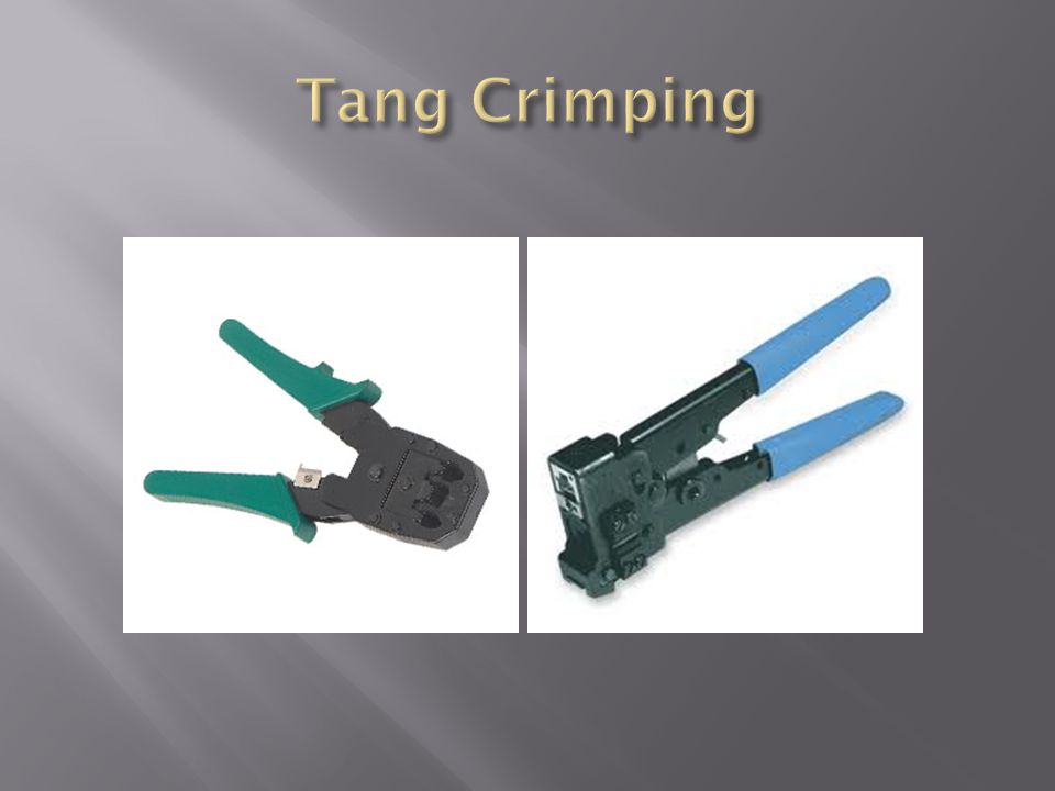 Tang Crimping