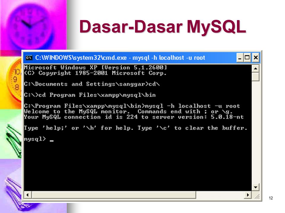 Dasar-Dasar MySQL