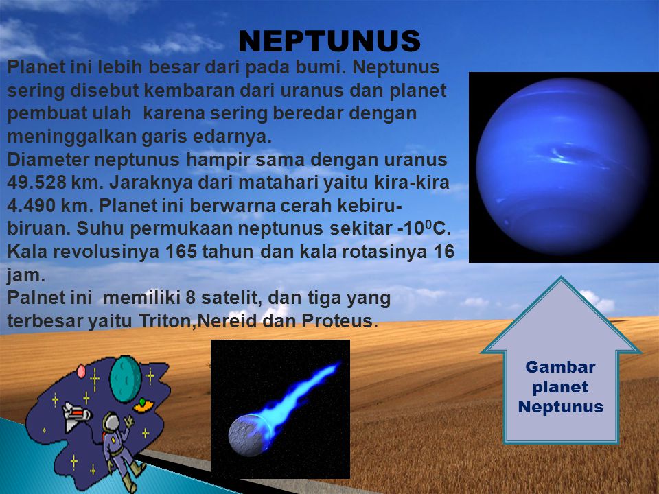 Gambar planet Neptunus