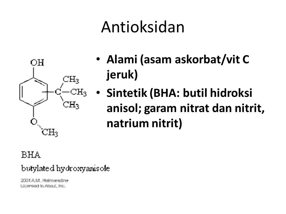 Antioksidan Alami (asam askorbat/vit C jeruk)