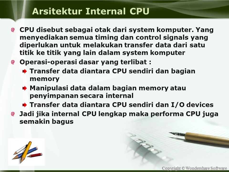 Arsitektur Internal CPU