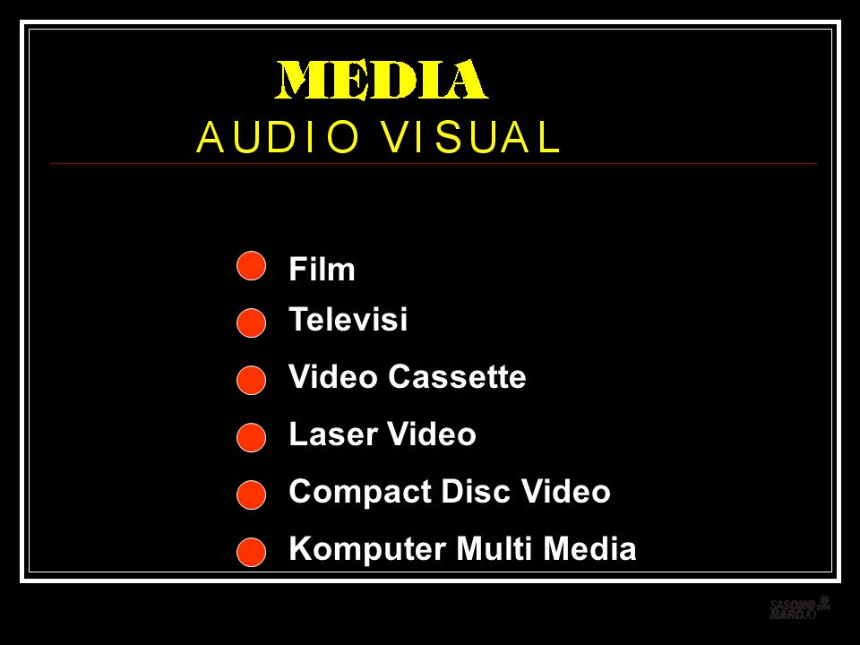 Film Televisi Video Cassette Laser Video Compact Disc Video Komputer Multi Media