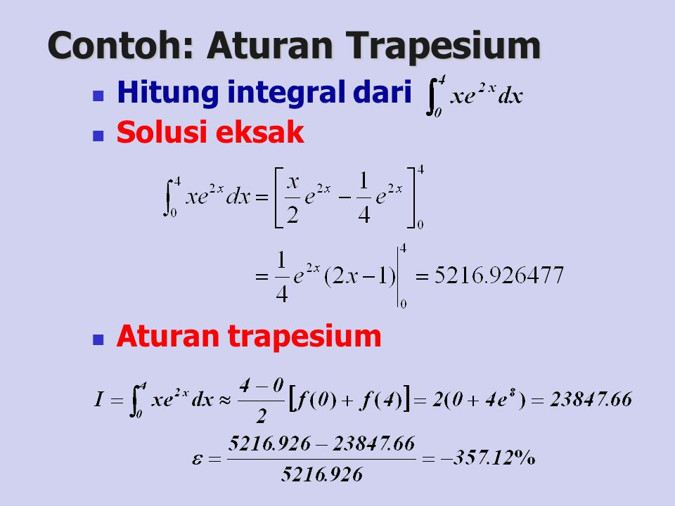 16 Contoh Soal Integral Numerik Sang Becker - Riset