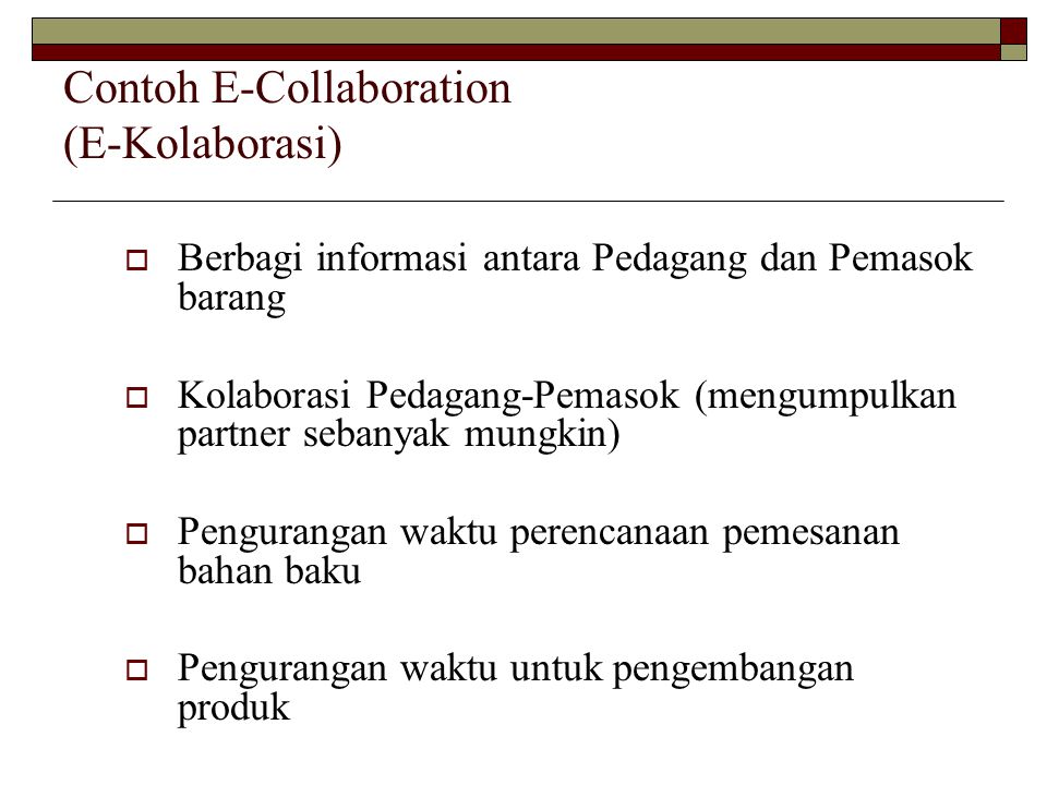 Contoh E-Collaboration (E-Kolaborasi)