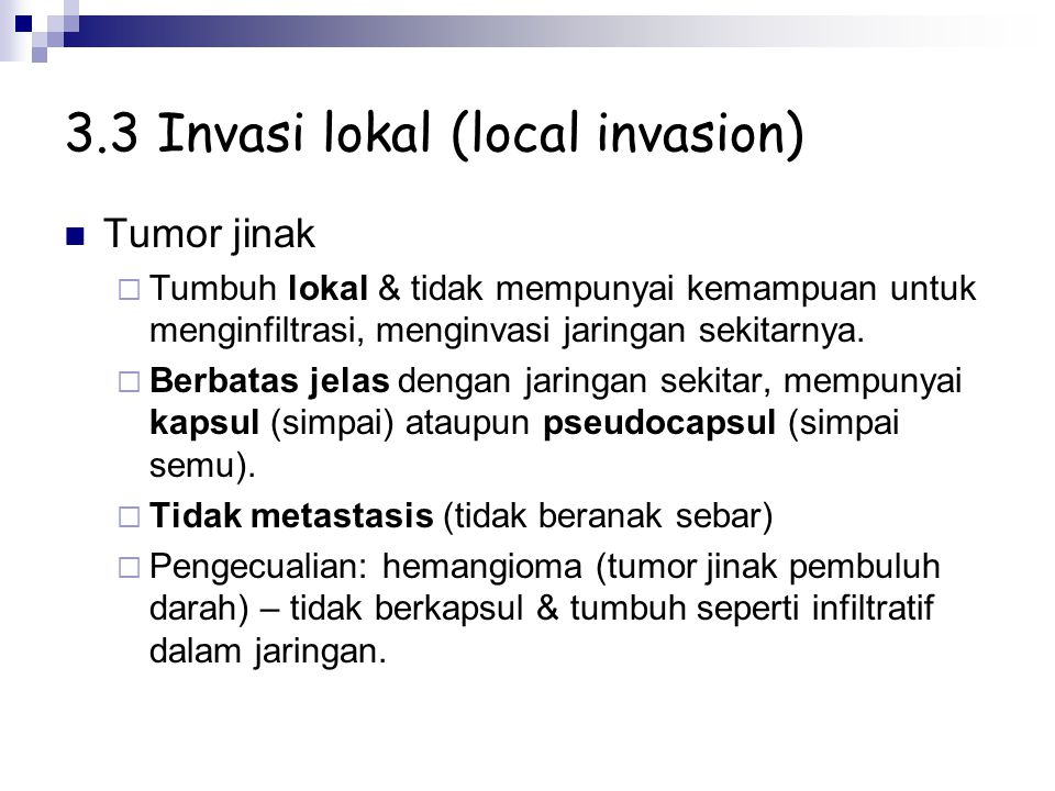 3.3 Invasi lokal (local invasion)