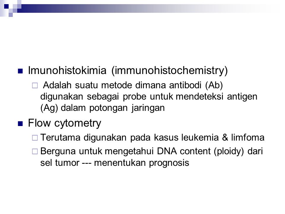 Imunohistokimia (immunohistochemistry)