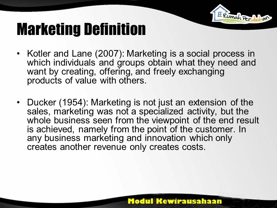 Marketing Definition