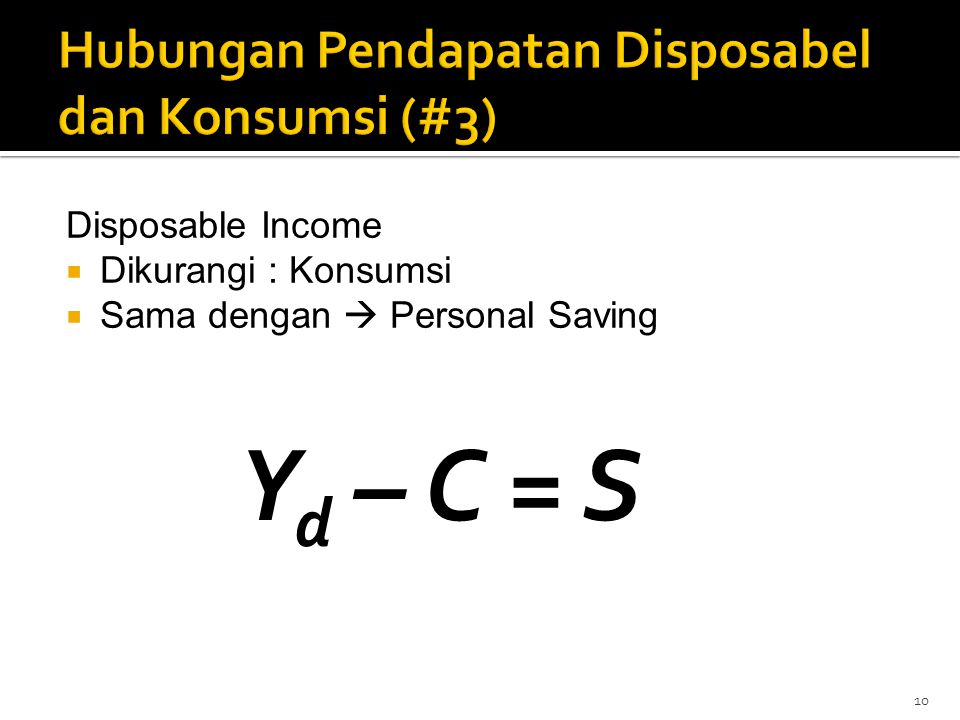 Hubungan Pendapatan Disposabel dan Konsumsi (#3)
