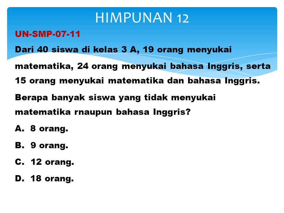 HIMPUNAN 12