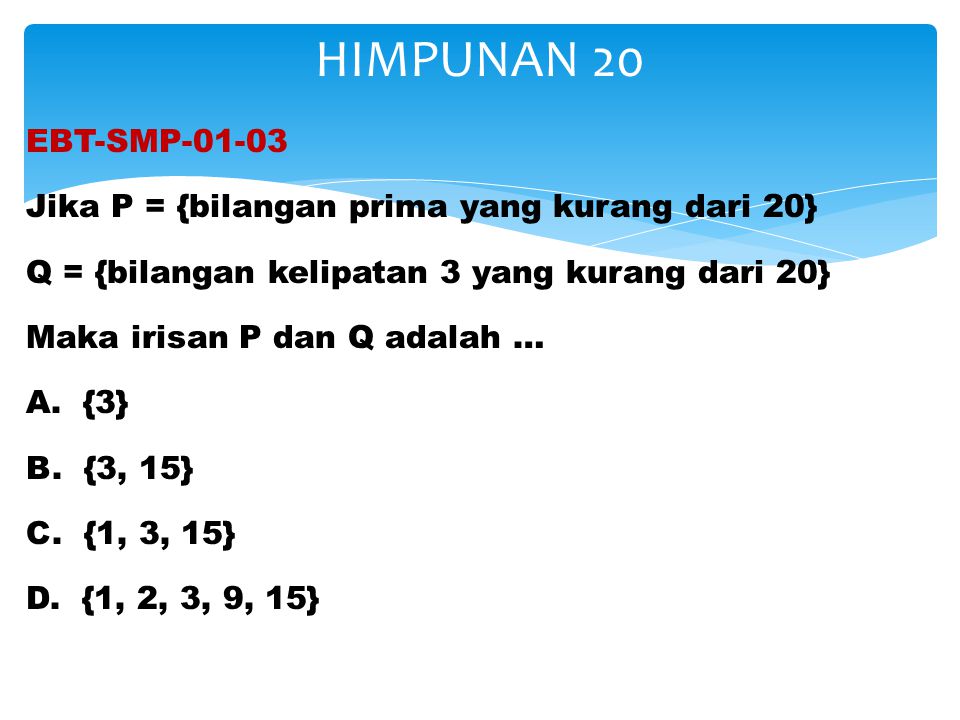 HIMPUNAN 20