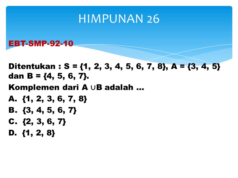 HIMPUNAN 26