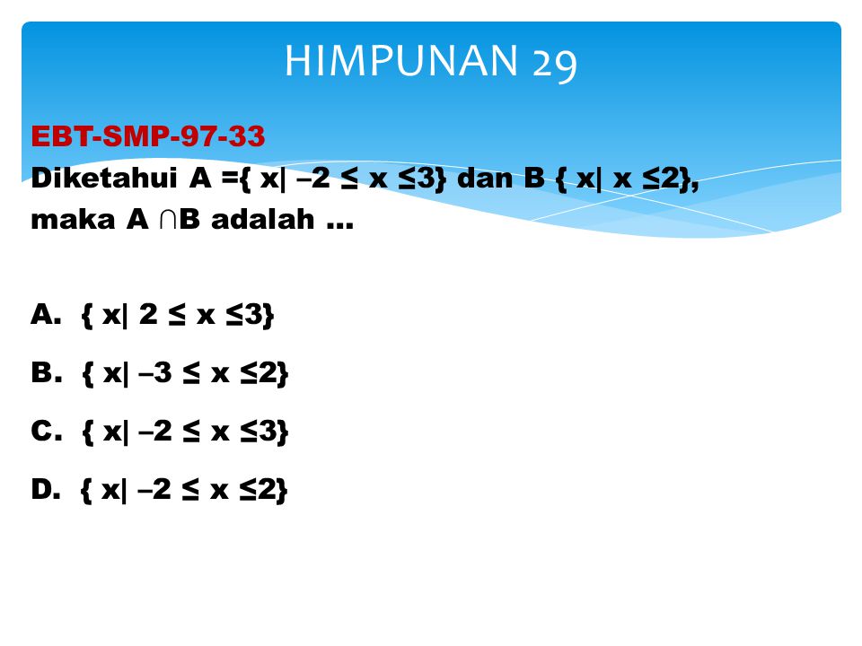 HIMPUNAN 29