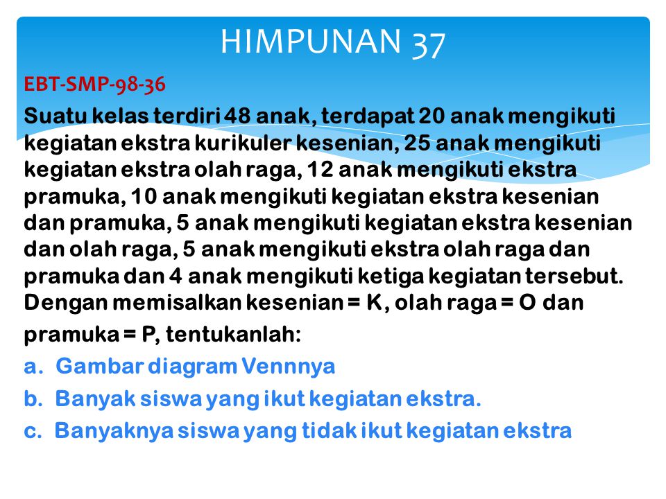 HIMPUNAN 37