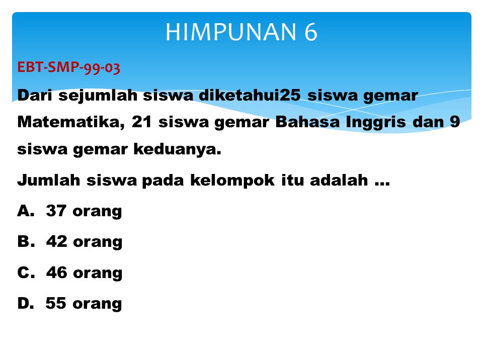 HIMPUNAN 6