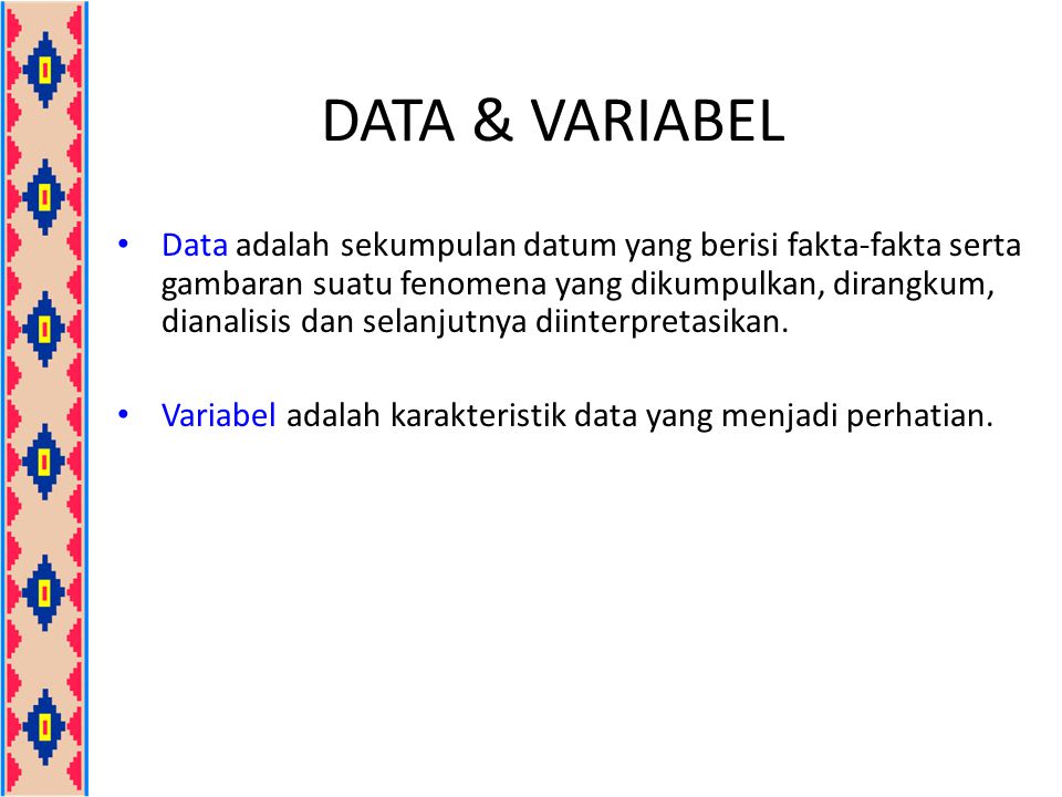 DATA & VARIABEL
