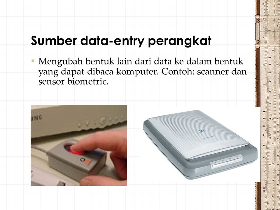 Sumber data-entry perangkat