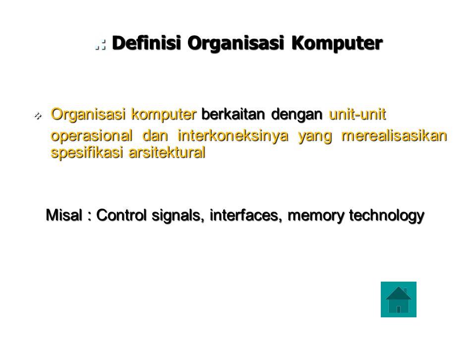 .: Definisi Organisasi Komputer
