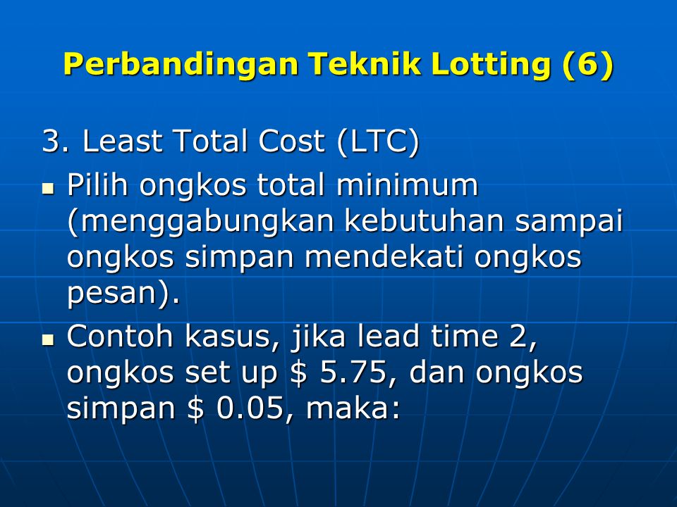 Perbandingan Teknik Lotting (6)