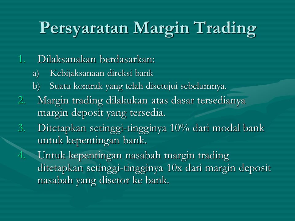 Persyaratan Margin Trading