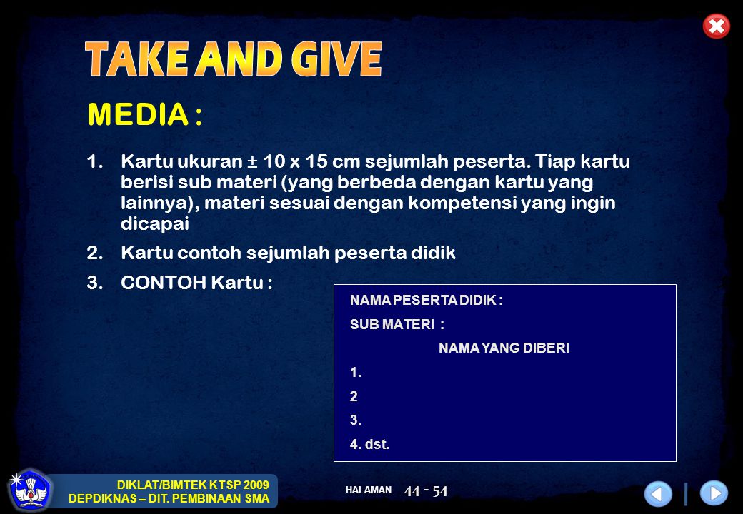 TAKE AND GIVE MEDIA :